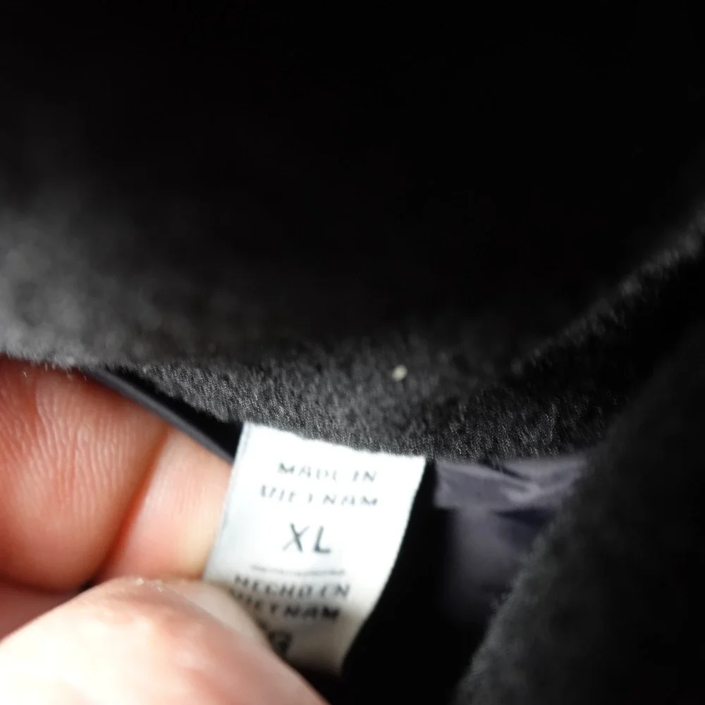 NEW Levis‎ Jacket Mens XL Black Quilted Puffer Coat Zip Insulated Windbreaker